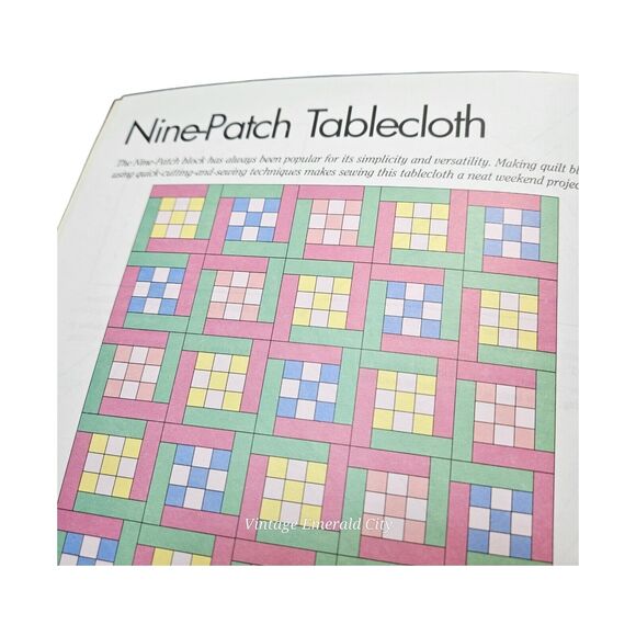 Vtg Grandmother's Patchwork Pattern Paper Book Ruth Swasey #141056 Cottagecore - Picture 3 of 6